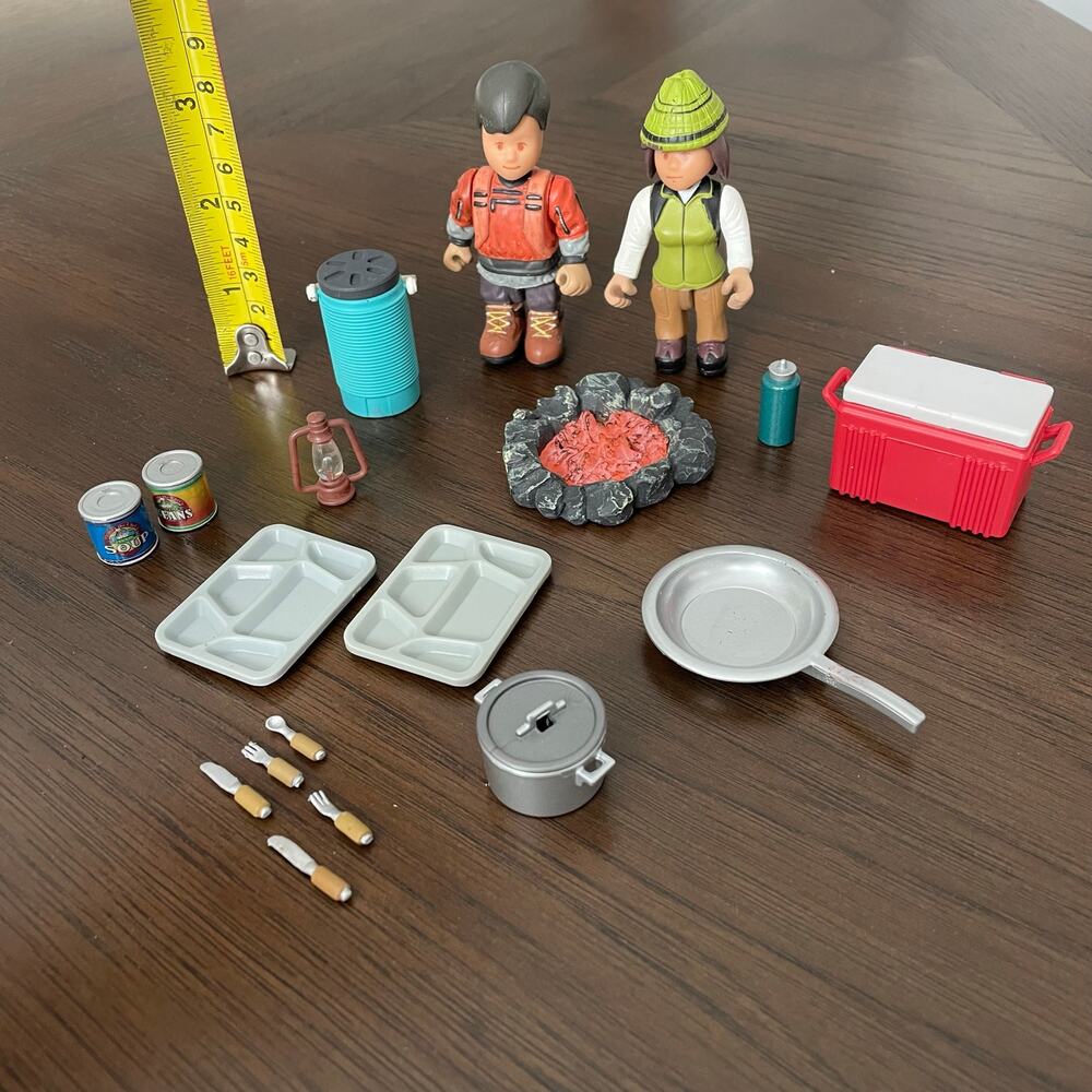 Mighty World Hiking Camping Toy 8593 Timmy Sandra Incomplete Replacement READ